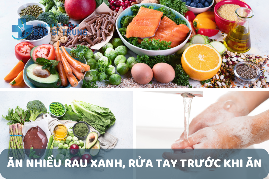 Ăn nhiều rau xanh, thực phẩm giàu vitamin