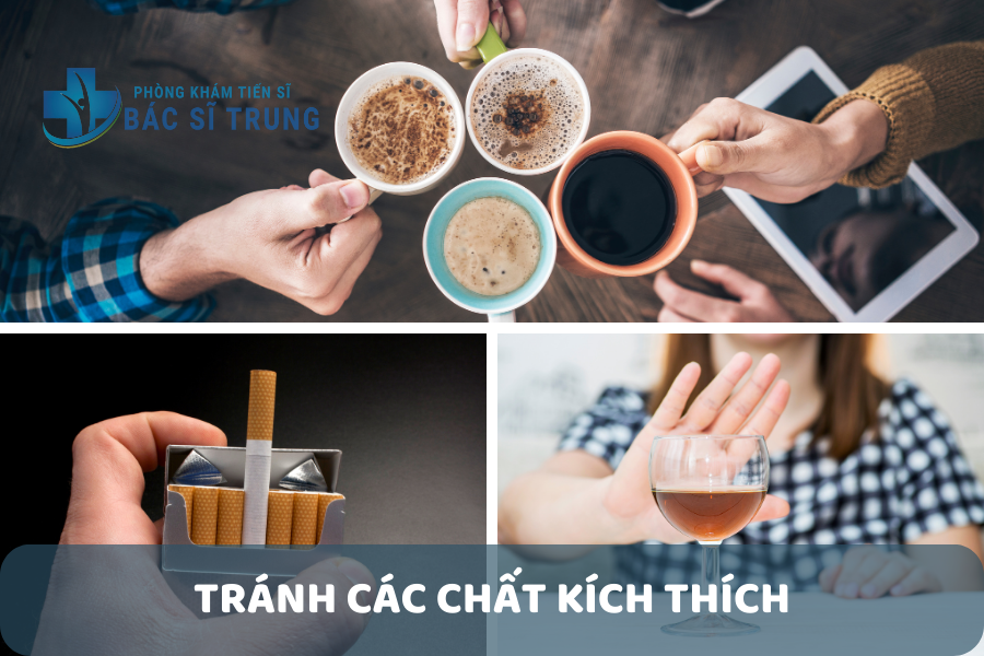 Phòng bệnh đau dạ dày bằng cách tránh xa các chất kích thích